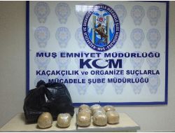 Muş’ta Uyuşturucu Operasyonu