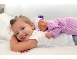 Türkoğlu Çiftinin 2. Kızları Lina Aileye Katıldı