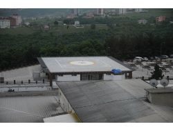 Omü Heliport Pisti Hizmete Girdi