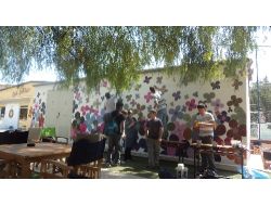 Meslek Lisesi Öğrencileri Trafoyu Renklendirdi