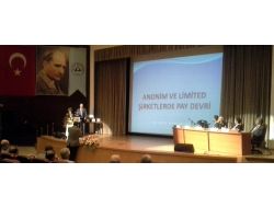 Erciyes Üniversitesi'nde Yeni Ttk'ya Göre Şirketler Anlatıldı