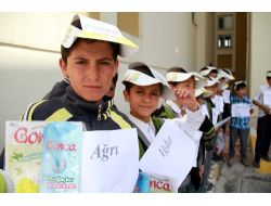 Gonca Çocuk Dergisi Van'da 20 Bin Fidan Dağıttı