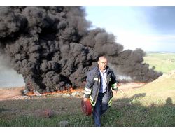 Diyarbakır'da Patlamadan Sonra Çıkan Yangın Söndürüldü