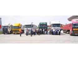 Yozgat’ta Nakliyeci Esnafı Eylem Yaptı