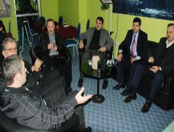 Rize Sanayici Ve İşadamları Derneği Üyeleri, Rize Gazeteci Ve Muhabirler Derneği'ni Ziyaret Etti