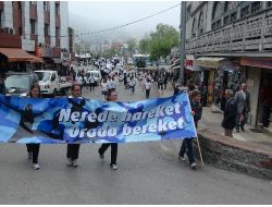 Zonguldak'ta Sağlıklı Yaşam Yürüyüşü Yapıldı