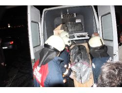 Kazadan Sonra Yanan Araçta Sıkışan Sürücü Feci Şekilde Öldü