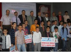 Akyazı Hacı Kemal Erimez Yurdu Matematik Dahilerini Ödüllendirdi