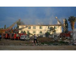 Side'de Bir Otelde Yangın Çıktı