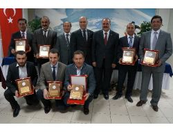 Erzurum'da Sgk'ya Yüksek Prim Ödeyen Firmalara Plaket Verildi