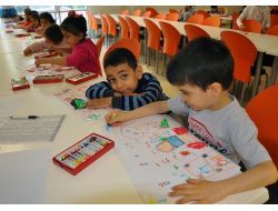 Minik Öğrenciler Resim Yarışmasına Katıldı