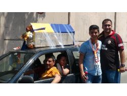 GALATARARAY TESİSLERDEN UĞURLANDI