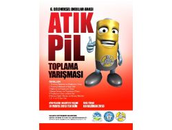 Okullar Arası Atık Pil Toplama Yarışması Düzenlendi