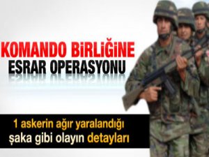Komando Birliğine Esrar Operasyonu