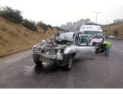 TEM OTOYOLU'NDA KAZA: 1 ÖLÜ