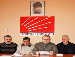 Chp'nin Devrek Teşkilatı Topluca İstifa Etti!