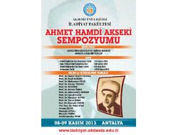 Antalya’da ‘ahmet Hamdi Akseki Sempozyumu’ Düzenlenecek