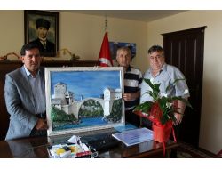 Başkan Zenbilci’ye Mostar Tablosu