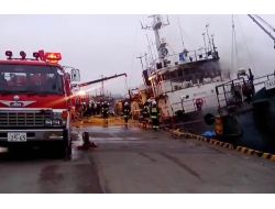 Japonya’da Demirli Gemide Çıkan Yangında 6 Rus Hayatını Kaybetti