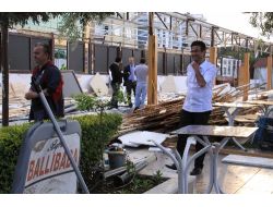 Turistik Sahildeki Tesislerde Hukuksuz Yıkım İddiası