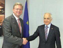 Türkiye’nin İlk Kamu Denetçisi Ömeroğlu, Stefan Füle İle Görüştü