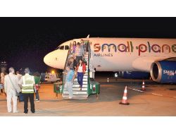 Gazipaşa Havalimanı’na İlk Airbus A320 İndi