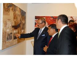 8 Ülkeden 23 Ressamın Katıldığı Sergi Gaziantep’te Açıldı