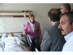 Vali Savaş, Balon Kazasında Yaralananları Hastanede Ziyaret Etti