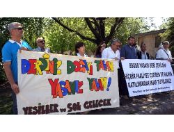 MECLİS ÖNÜNDE 'ÇEVRE' EYLEMİ