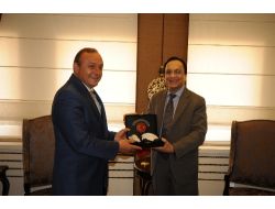 Vali Kızılcık, BM Temsilcisi Hugue'li Kabul Etti!