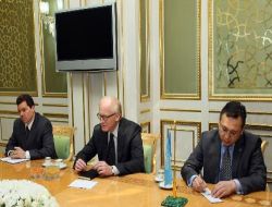 Türkmen Lider Berdimuhamedov, Bm'nin Afganistan Temsilcisi Eide İle Görüştü