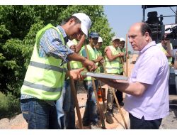 Balıkesir'de Asfalt Sezonu Dualarla Açıldı