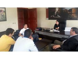 Streetball Finalistleriden Belediyeye Ziyaret