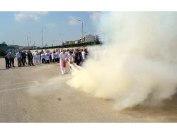 Besaş Ekmek Fabrikasındaki Yangın Tatbikatı