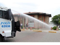 ADLİ TIP ÖNÜNDE MÜDAHALE