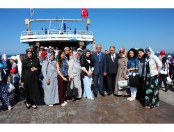 Başkan 19 Mayıslıları Gemide Ağırladı