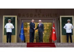 Başbakan Erdoğan, Ab Konseyi Başkanı Rompuy'u Resmi Törenle Karşıladı