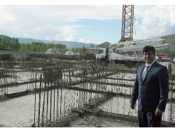 Pasinler'de Toki Konutlarının Temeli Atıldı