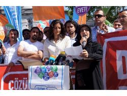 Fatih’te ‘çözüme Evet’ Yürüyüşü