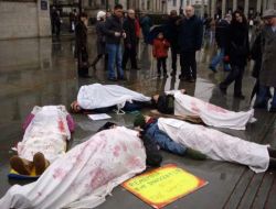 İngiltere'de Gazze Eylemi