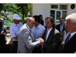 Vali Kızılcık'tan, Gazeteci Karagül’e Taziye Ziyareti