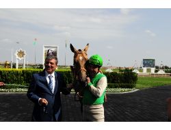 Cumhurbaşkanı Gül'e Türkmenistan'da At Hediye Edildi