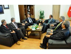 Muş Valisi Vedat Büyükersoy, Rektör İnanç'ı Ziyaret Etti