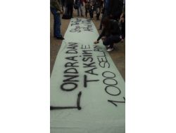 Hyde Park'ta Taksim Protestosu