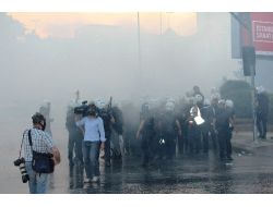 Polis Dolmabahçe'de Göstericilere Müdahale Etti