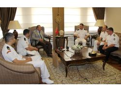 Vali Kızılcık, Gürcistan Sahil Güvenlik Komutanı Bigvava'yı Kabul Etti