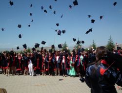 Afşin Myo'da Mezuniyet Sevinci