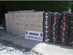 Mersin'de Kaçak Sigara Operasyonu