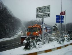 Beyaza Bürünen İstanbul Tepelerinden Kar Manzaraları