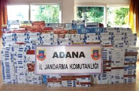 Trende 50 bin paket kaçak sigara